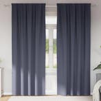 vidaXL Zwart-out Gordijnen met Ringen 2 pcs Antraciet 245 x, Verzenden, Nieuw