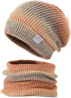 Muts Sjaal Set Dames | Gradient Oranje 56-60 | Retourdeal..., Maat 38/40 (M), Nieuw, Ophalen of Verzenden, Viking Choice