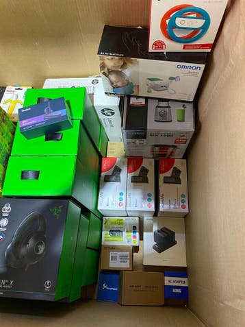 Ca. 27x Elektronica, HP, Razer, Netgear Etc., Nieuw