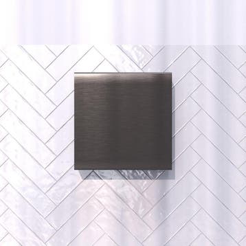 Brauer Opbouwnis - Met Verborgen Opbergruimte - Gunmetal, Ophalen of Verzenden, Nieuw, Rvs