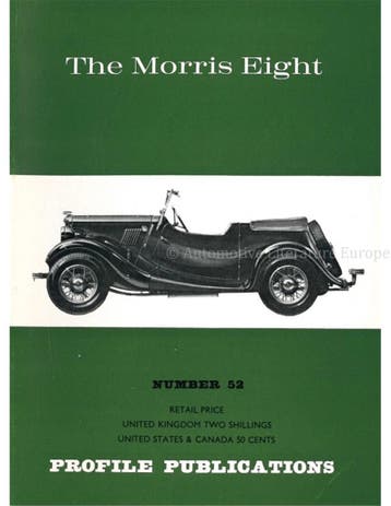 THE MORRIS EIGHT (PROFILE PUBLICATIONS 52), Nieuw, Author