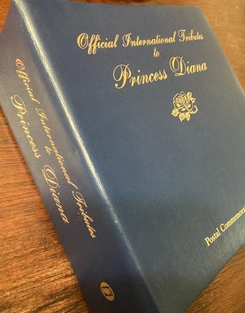 Wereld - Official International Tributes to Pricess Diana, Gestempeld