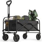 Avalo Bolderkar - Opvouwbaar - Tot 90KG - 80x47x49 CM -Zwart, Verzenden, Nieuw