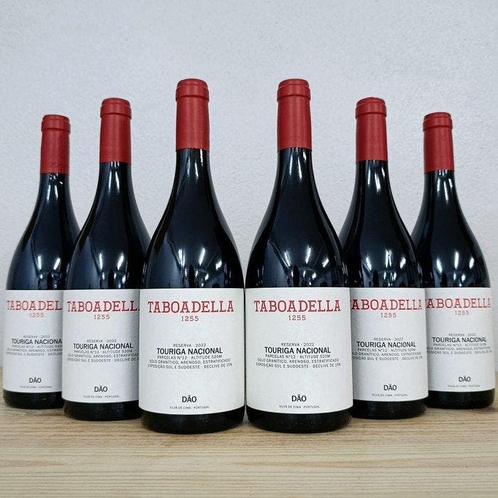 2022 Taboadella, Touriga Nacional - Dão Reserva - 6 Flessen, Verzamelen, Wijnen