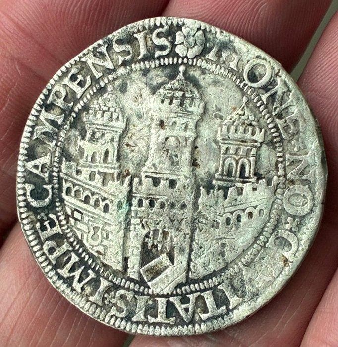 Nederland, Kampen Rudolf II. Ca 1591 / mooi gecentreerd, Postzegels en Munten, Munten | Nederland