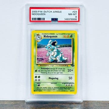 Pokémon Graded card - Nidoqueen 23 – Pokémon - PSA 8, Nieuw