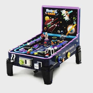 GULY 60526 Pinball Machine Bouwset - Interactief Educatief S, Verzamelen, Automaten | Flipperkasten, Verzenden, Nieuw