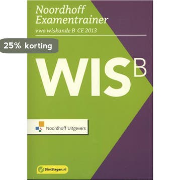 Noordhoff examentrainer B wiskunde vwo 2013 Vwo wiskunde B, Verzenden, Gelezen, Hielke Peereboom