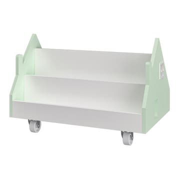 Kinderrek Vipsali mobiel huisvormig 50x33x34 cm mintgroen en, Verzenden, Nieuw