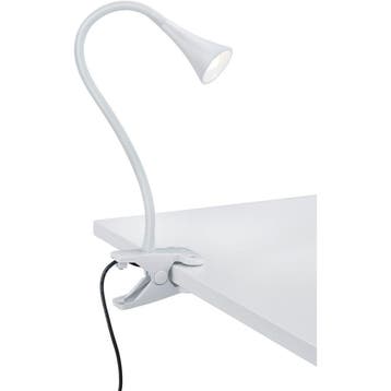 LED Klemlamp - Trion Vipa - 3W - Warm Wit 3000K - Glans Wit, Ophalen of Verzenden, Nieuw, Kunststof, Overige fittingen