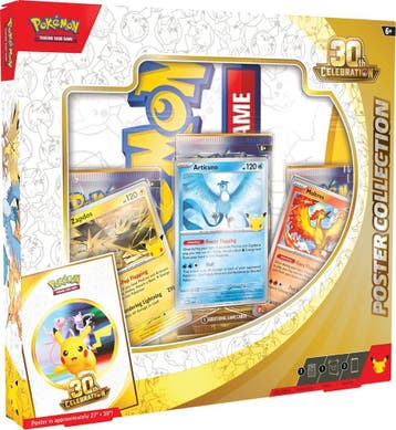 Pokemon TCG: 30th Anniversary Poster Collection, Hobby en Vrije tijd, Verzamelkaartspellen | Pokémon, Verzenden, Nieuw, Boosterbox