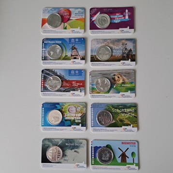 Nederland. 5 Euro 2008/2016 (10 stuks) (Zonder minimumprijs)