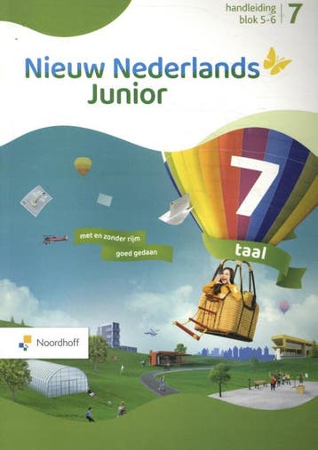 Nieuw Nederlands Junior Taal groep 7 blok 5-6 handleiding, Boeken, Verzenden, Zo goed als nieuw