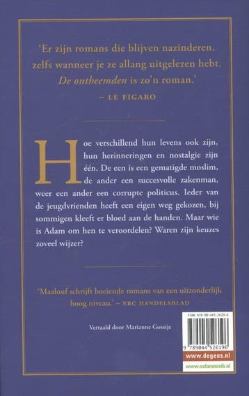 De ontheemden 9789044526196 Amin Maalouf, Verzenden, Gelezen, Amin Maalouf