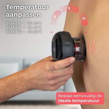 2dekans | Nuvance Elektrische Cupping Cups – 12 Standen &, Ophalen of Verzenden, Zo goed als nieuw