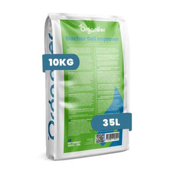 Biochar Bodemverbeteraar (10 kg - 35 L) - Organische, Tuin en Terras, Aarde en Mest, Verzenden, Mest