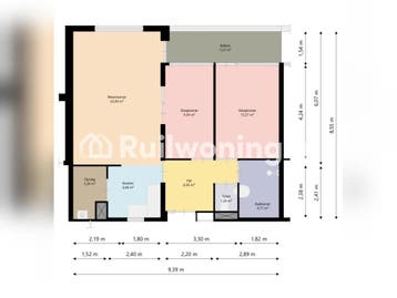 Flat in Enschede, 3 kamer, 72 m², €762 huur, Overijssel
