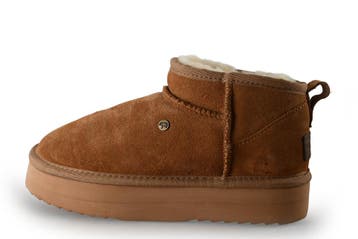 Warmbat Australia Enkellaarzen in maat 38 Cognac, Kleding | Dames, Schoenen, Overige kleuren, Verzenden, Lage of Enkellaarzen