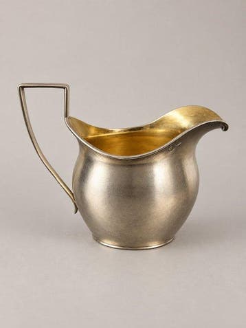 Melkkan - .950 zilver - Frans zilver roomkannetje
