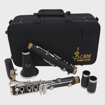 SLADE Bb Klarinet 17 Toetsen Bakeliet Hout - Professioneel H, Muziek en Instrumenten, Verzenden, Nieuw