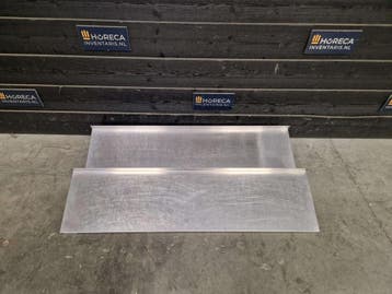 Wandschap | 2 niveaus | RVS | 120 cm | horeca, Gebruikt, RVS Meubilair