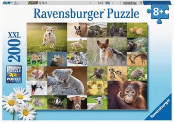 Schattige Babydieren Puzzel (200 XXL stukjes) | Ravensburger, Verzenden, Nieuw
