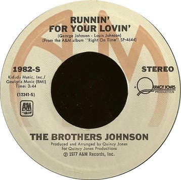 Brothers Johnson - Runnin For Your Lovin, Ophalen of Verzenden, Gebruikt