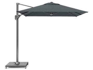platinum zweefparasol voyager T¹ 2,5 x 2,5 antraciet, Nieuw, 2 tot 3 meter, Zweefparasol