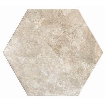 Hexagon Vloertegel Realonda Arlet 56 x 48,5 cm Taupe (Prijs, Nieuw, Ophalen of Verzenden, Vloertegels, Overige materialen
