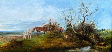 E.A Brooke (1821-1919) - Houtvesters, Antiek en Kunst