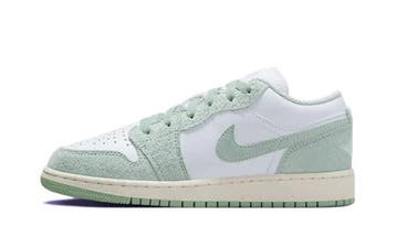 Jordan 1 Low SE White Seafoam (GS), Nieuw