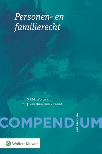 Compendium van het personen- en familierecht - S.F.M., Verzenden, Gelezen, S.F.M. Wortmann
