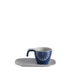 Scheepsservies Pacific Espresso Kop en Schotel - 6 Stuks, Ophalen of Verzenden, Nieuw