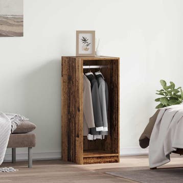 vidaXL Kledingkast Oud hout 41 x 48 x 102 cm Bewerkt hout, Kleding | Dames, Kledingrekken, Verzenden, Nieuw