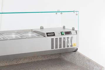 Combisteel Horeca Opzetkoelvitrine | 10x 1/4 GN | +2°c/+8°c, Ophalen of Verzenden, Nieuw