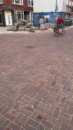 Oud gebakken keiformaat Delftshaven (op pallets), Ophalen of Verzenden, Gebruikt, Klinkers
