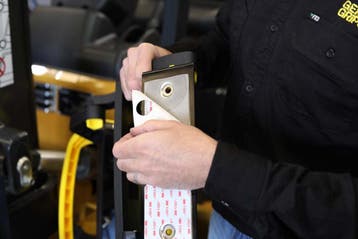 GenieGrips® vooruitkijkspiegel voor vorkheftrucks - Binnen &, Verzenden