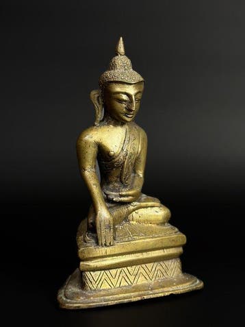 Bouddha - Konbaung - Late 19-20th century - Beeld -, Antiek en Kunst