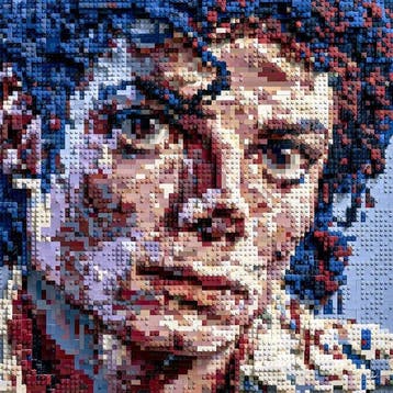 David Law - Brick Icons - Michael Jackson
