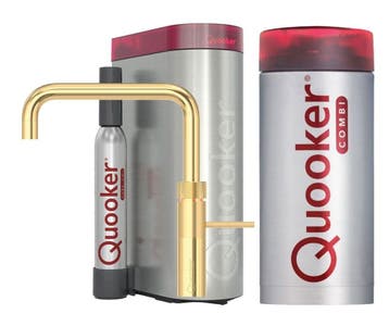 QUOOKER COMBI FUSION SQUARE GOUD + CUBE - 22FSGLD2876, Huis en Inrichting, Keuken | Keukenbenodigdheden, Ophalen of Verzenden