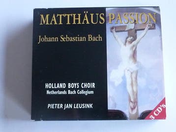 Bach - Matthäus Passion / Holland Boys Choir , P J Leusink (, Verzenden, Zo goed als nieuw