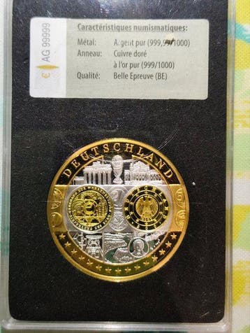 Duitsland. 2002, Euro Silver Medal (Zonder minimumprijs)