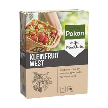 Kleinfruit mest | Pokon | 1 kg (10 m², Bio-label), Verzenden