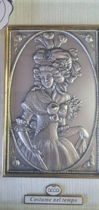 Acca - Castellani - Bloksnijwerk/relief, Costume nel tempo -, Antiek en Kunst