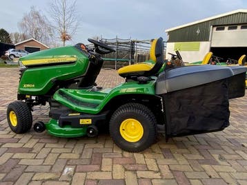 Zitmaaier John Deere X 350 R gratis thuis!!!, Tuin en Terras, Ophalen of Verzenden, Nieuw, Elektrische starter, 90 tot 120 cm