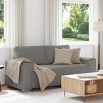 vidaXL Loveseat Sofa Lichtgrijs 180x77x82 cm Corduroy Stof, Verzenden, Nieuw, Stof