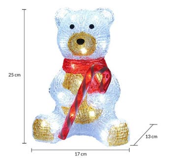 LED Kerstversiering Teddybeer (Kerstverlichting buiten), Verzenden, Nieuw