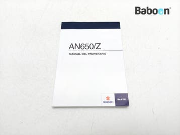 Instructie Boek Suzuki AN 650 Burgman 2018-2019 (AN650, Verzenden, Gebruikt