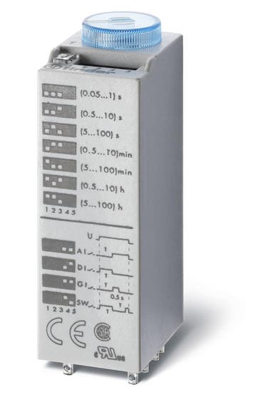 Finder Multifunctionele Timer Relais 24V AC/DC Dubbele, Verzenden, Nieuw, Overige typen