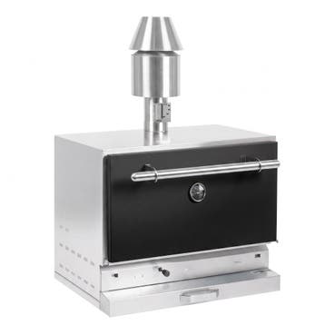 GGM Gastro | Houtskooloven - 890mm - zwart | CHOE881S |, Verzenden, Nieuw in verpakking, Ovens, Magnetrons en Steamers
